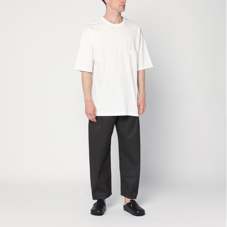 LEMAIRE ブラウン ドロップクロッチ ジーンズ LEMAIRE ブラウン ドロップクロッチ ジーンズ (LEMAIRE/デニム