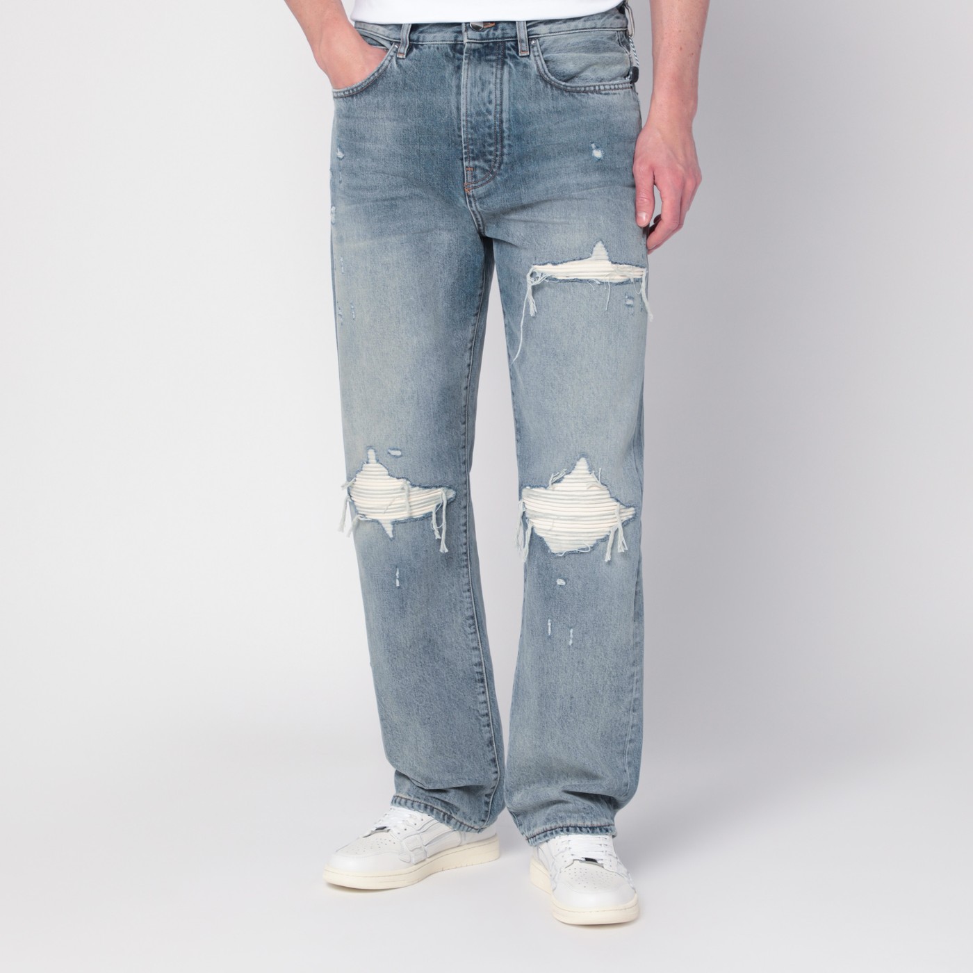 AMIRI Jeans with rips Antique Indigo | TheDoubleF
