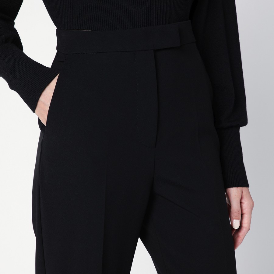 Max Mara Black viscose blend trousers | TheDoubleF