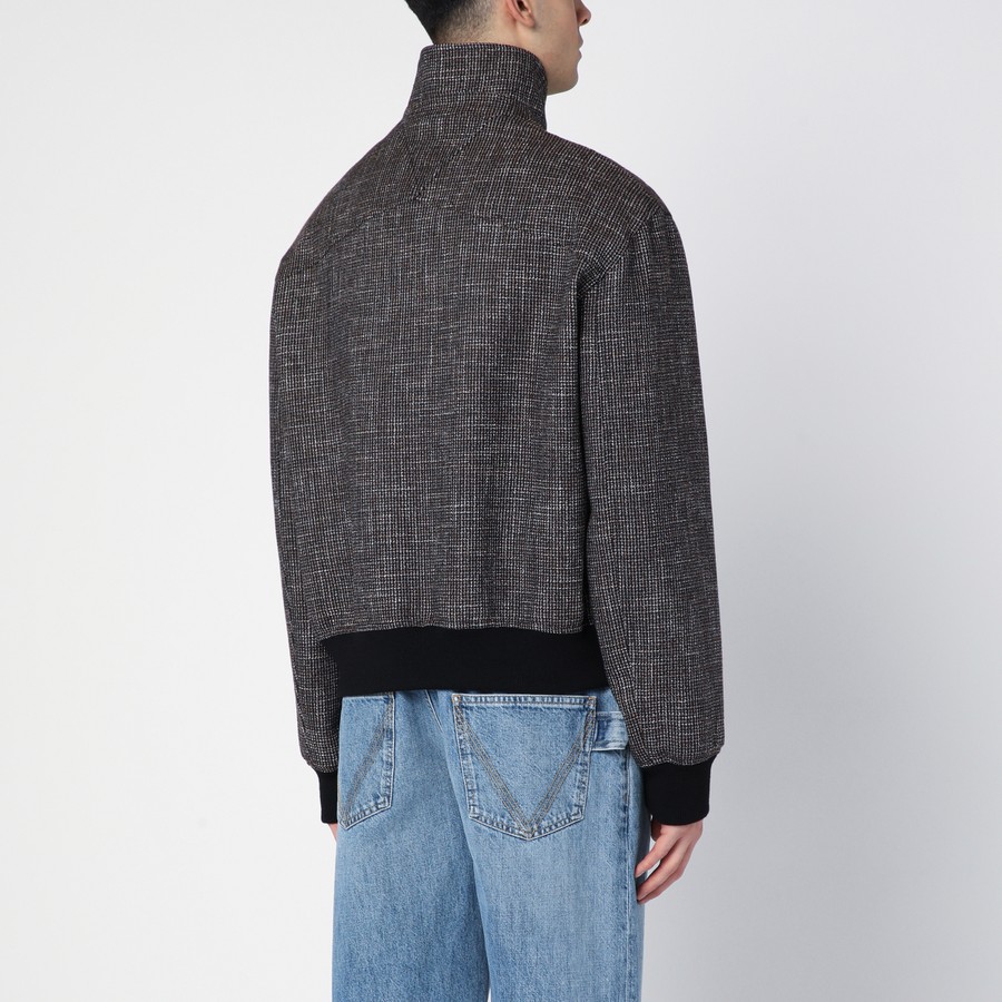 BOTTEGA VENETA FW20 / Wool Blouson Bottega Veneta FW20 Black Twill