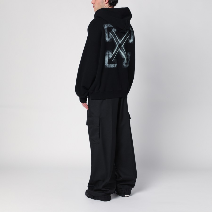 パーカー・フーディ OFF WHITE Men Sweater OMBB085S25FLE00C1022 Black Off-White Sweatshirt - Black - Men | OMBB085S25FLE00J1022