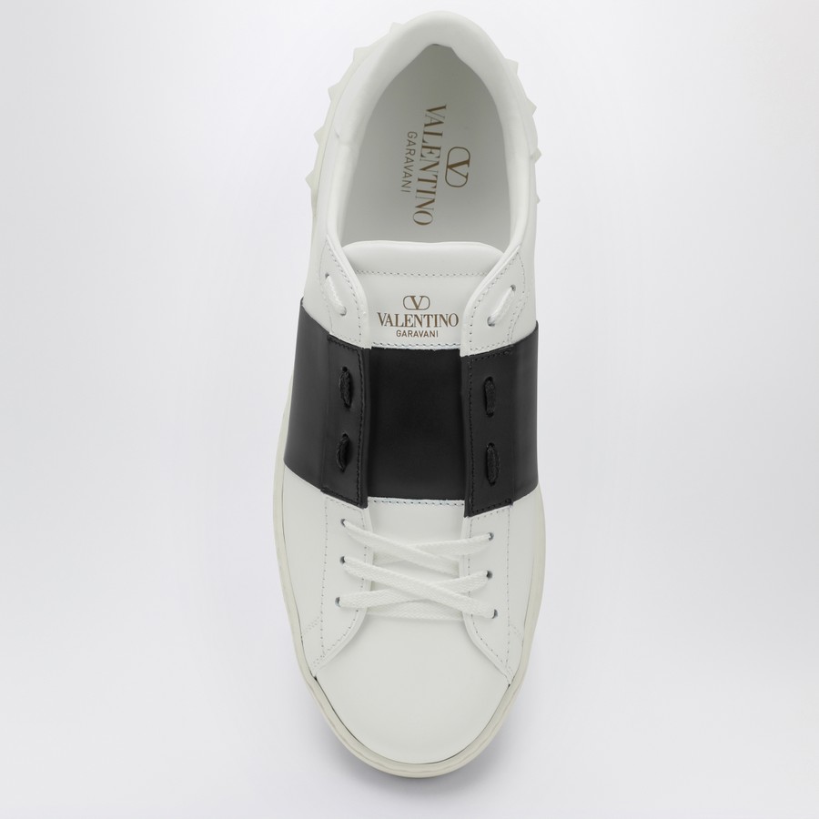 Valentino Garavani White/Black Open Sneaker | TheDoubleF