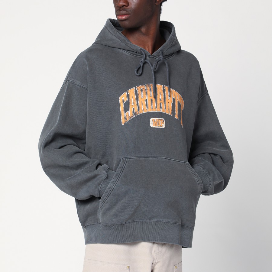 【Carhartt】 HOODED LIBRARY SWEATSHIRT ★ LOOSE FIT Carhartt WIP Hooded Library Sweat Black | BSTN Store