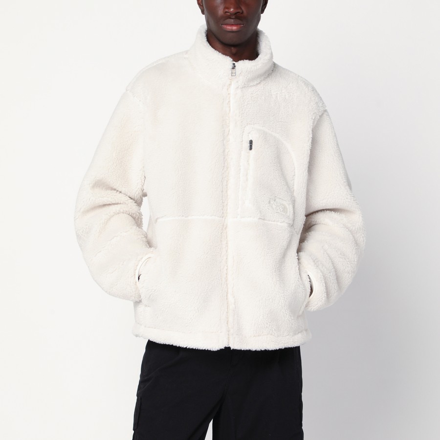 The North Face White zip-up fleece | TheDoubleF