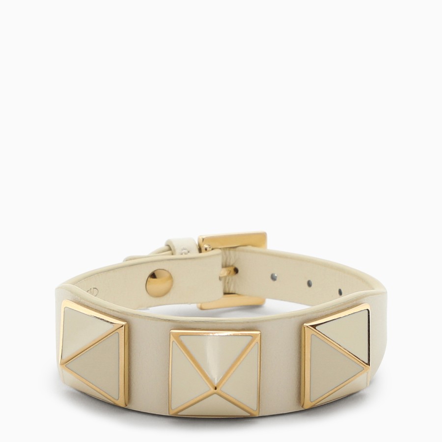 Valentino Garavani Ivory Roman Stud Bracelet Thedoublef
