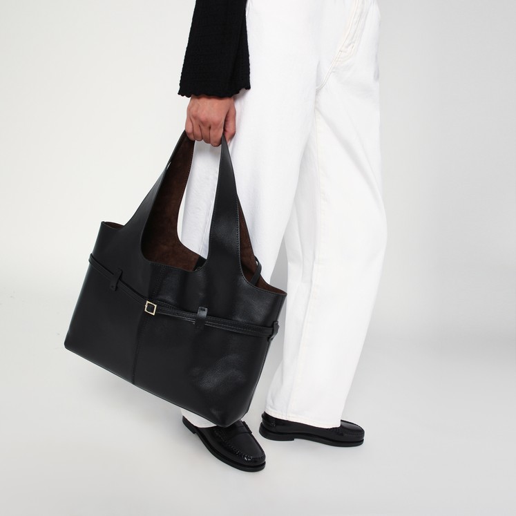 Jil Sander Folded canvas small tote bag | TheDoubleF