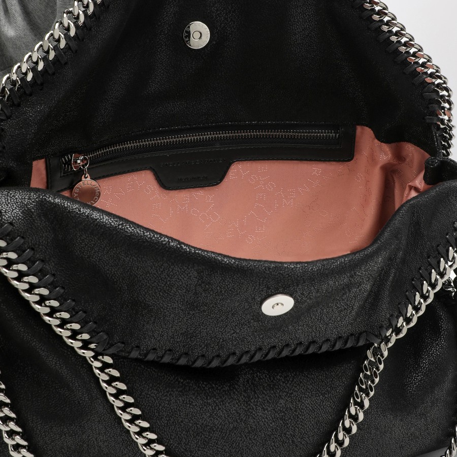 Stella McCartney Falabella Fold Over bag black | TheDoubleF