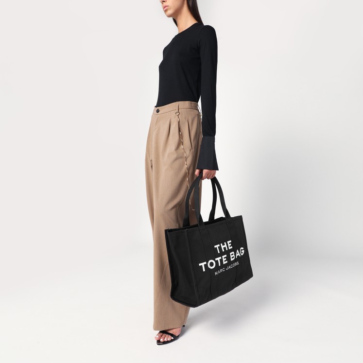 Marc Jacobs The Cargo Canvas Large Tote Bag in black