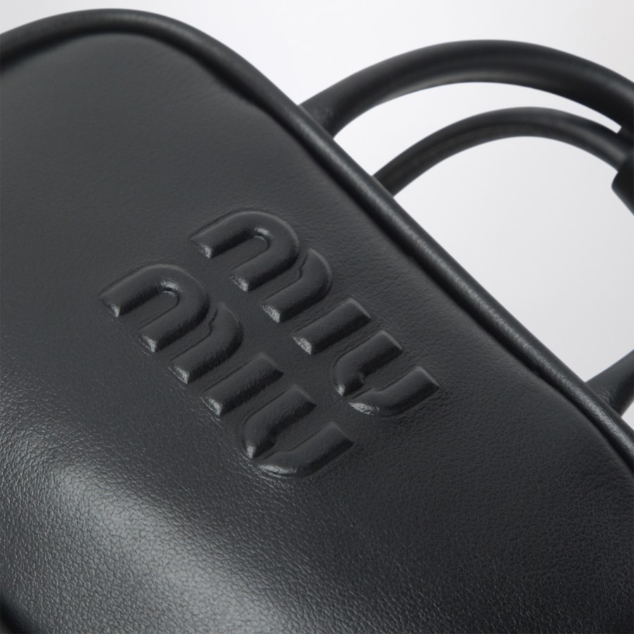 Miu Miu｜ (5NR036 AF8W F0002) Miu Miu Trick black in leather | TheDoubleF