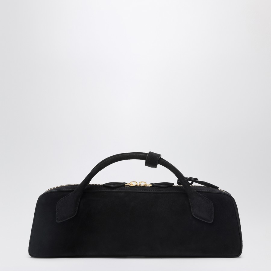 クラッチバッグ Alaia Le Teckel Clutch In Suede Le Teckel suede clutch in black - Alaia | Mytheresa