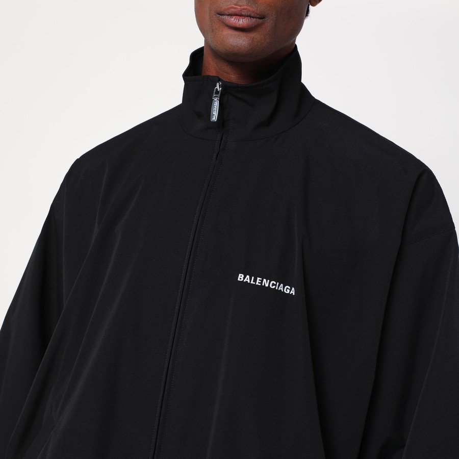 スウェット・トレーナー BALENCIAGA BALENCIAGA BACK ZIP SWEATSHIRT BLACK Balenciaga Balenciaga Back zip sweatshirt black | TheDoubleF