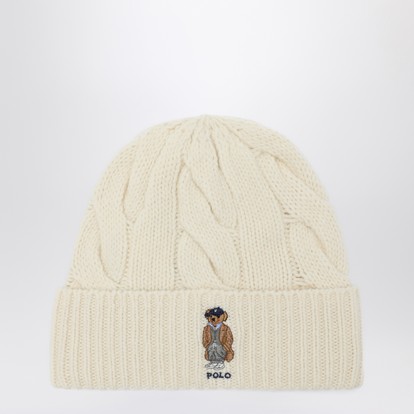 帽子・その他 Moncler White and blue wool hat Moncler White and blue wool hat | TheDoubleF