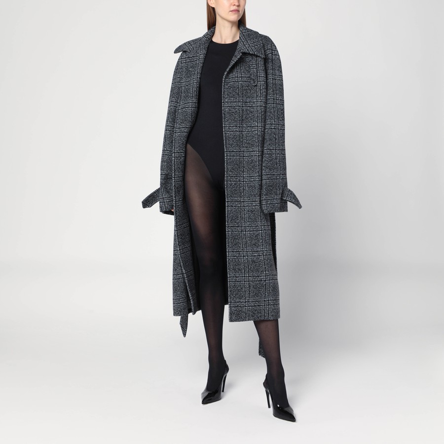 コート BALENCIAGA 'One Layer' coat One Layer Raglan Coat in Black/grey | Balenciaga US