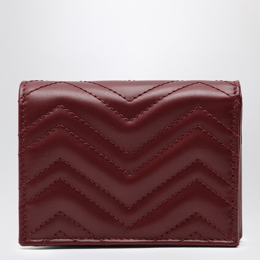 カードケース・名刺入れ GUCCI GG MARMONT ROSSO ANCORA CARD HOLDER GUCCI GG Marmont Rosso Ancora Card Holder | TheDoubleF