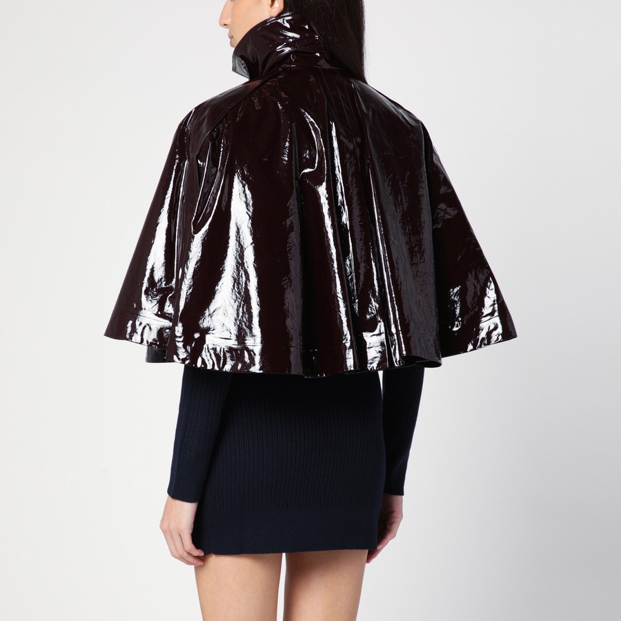 ジャケット Chloe Short brown shiny cotton cape Chloé Short brown shiny cotton cape | TheDoubleF