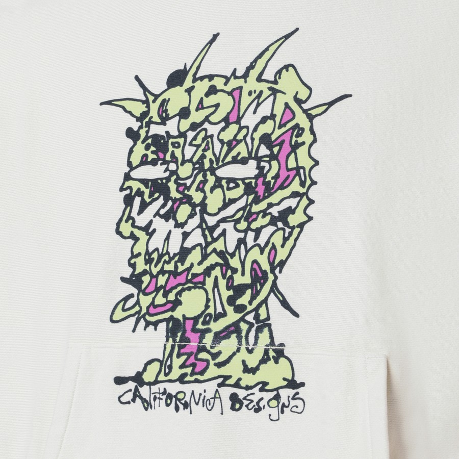 スウェット・トレーナー BRAIN DEAD LIGHT BEIGE SCRAMBLED HEAD SWEATSHIRT Brain Dead Light beige Scrambled Head sweatshirt | TheDoubleF
