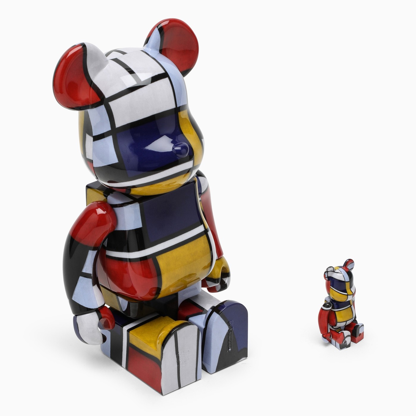 Medicom Toy Bearbrick 100% + 400% Piet Mondrian | TheDoubleF