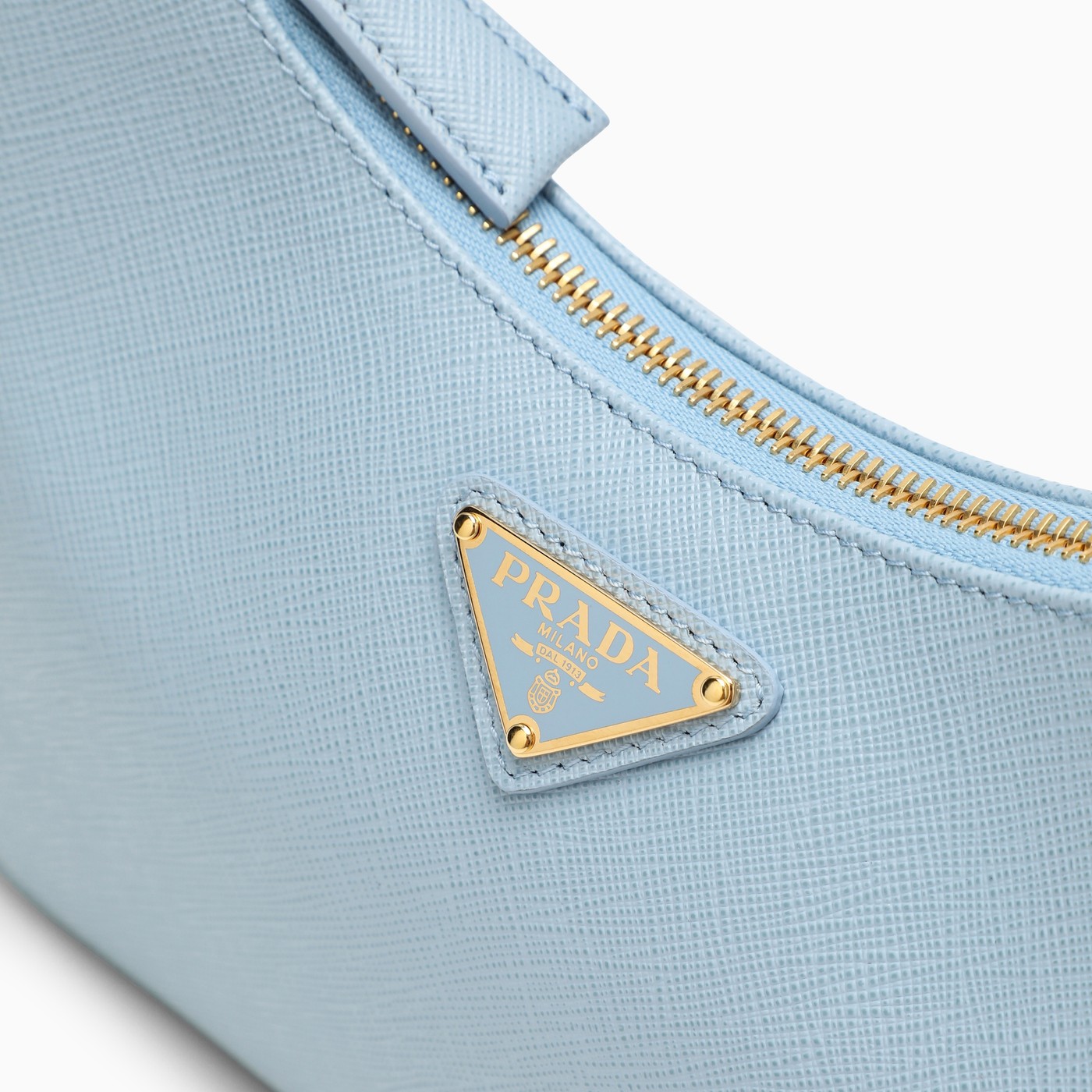 Prada Light blue bag in Saffiano leather TheDoubleF