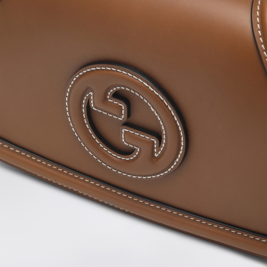 ショルダーバッグ・ポシェット GUCCI BLONDIE SMALL SHOULDER BAG BROWN Gucci Blondie small shoulder bag in brown leather | GUCCI® US