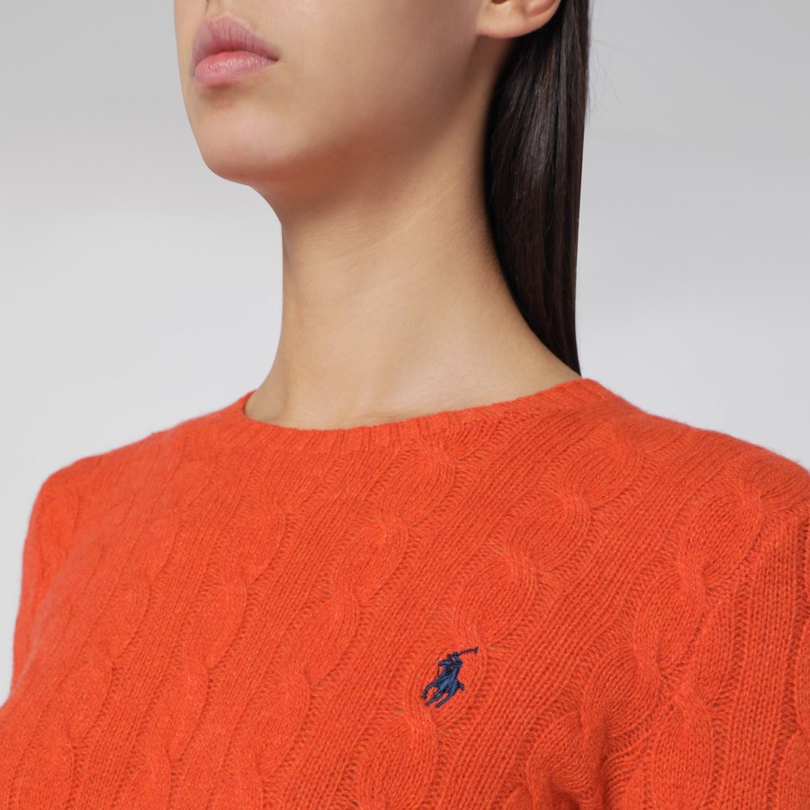 Abbigliamento Maglione Arancione Donna Polo Ralph Lauren Maglione