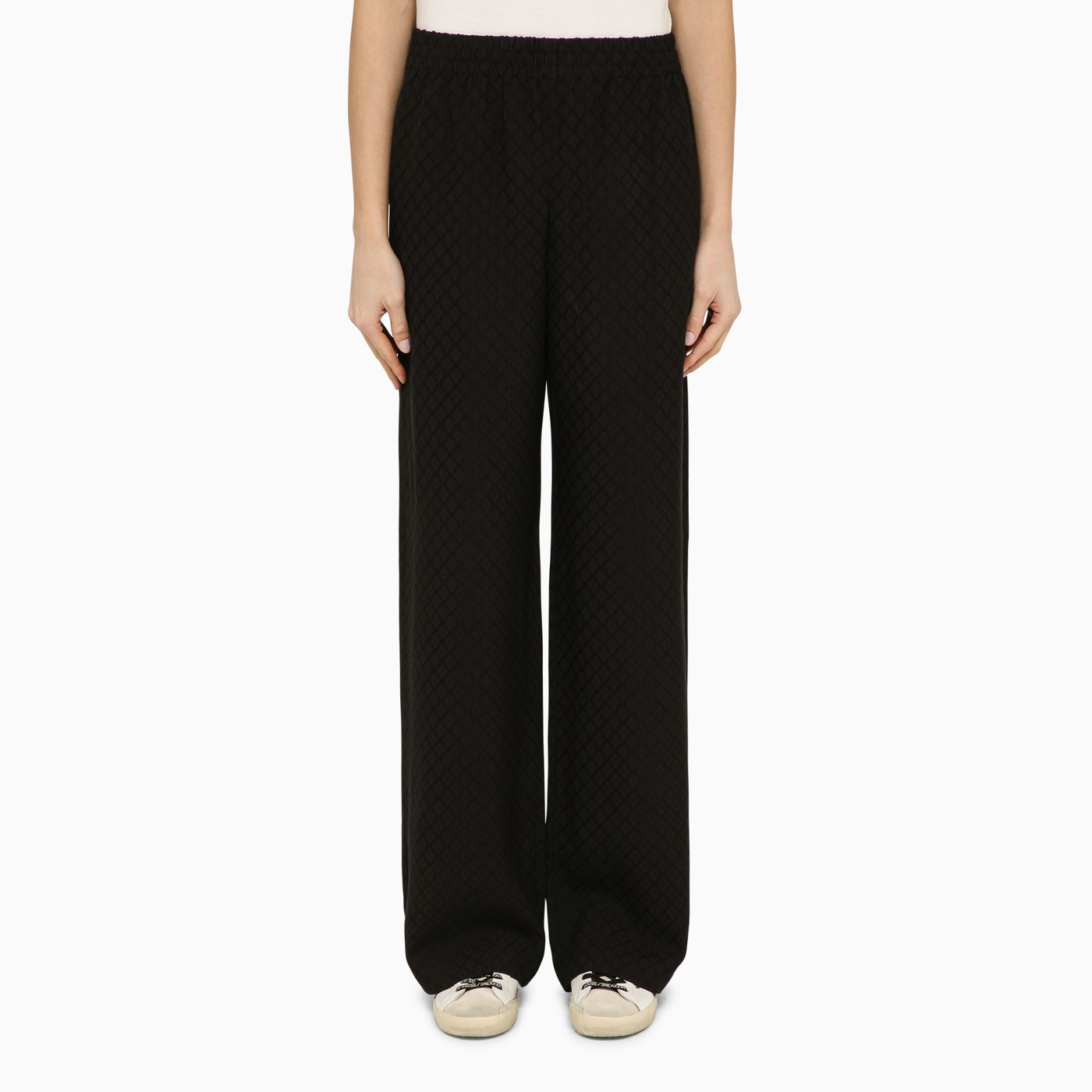 Golden Goose Black viscose jogging trousers | TheDoubleF