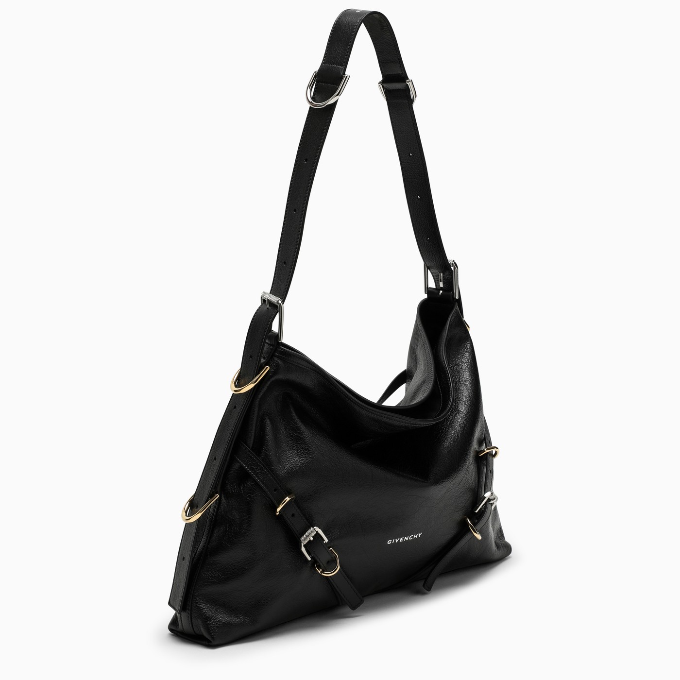 Givenchy Medium Voyou bag in black leather TheDoubleF