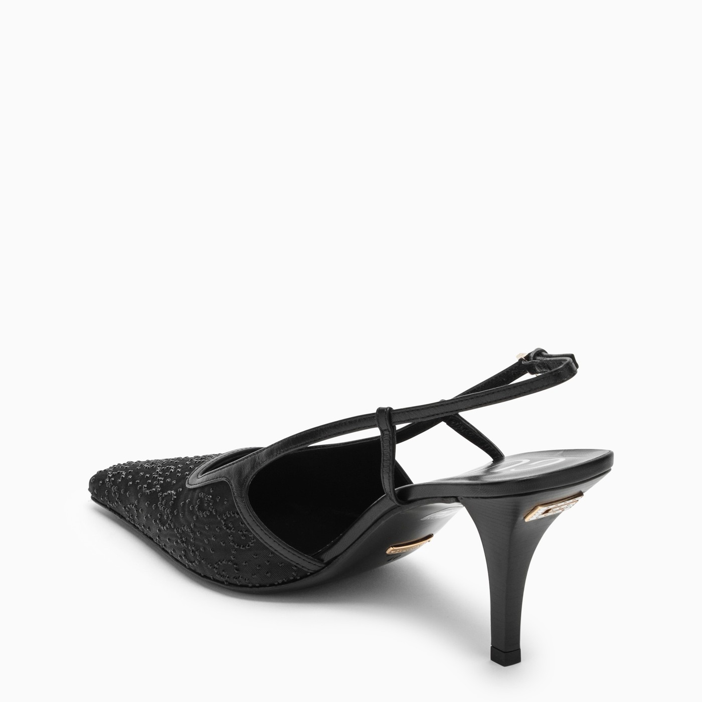 GUCCI GG black moiré décolleté TheDoubleF