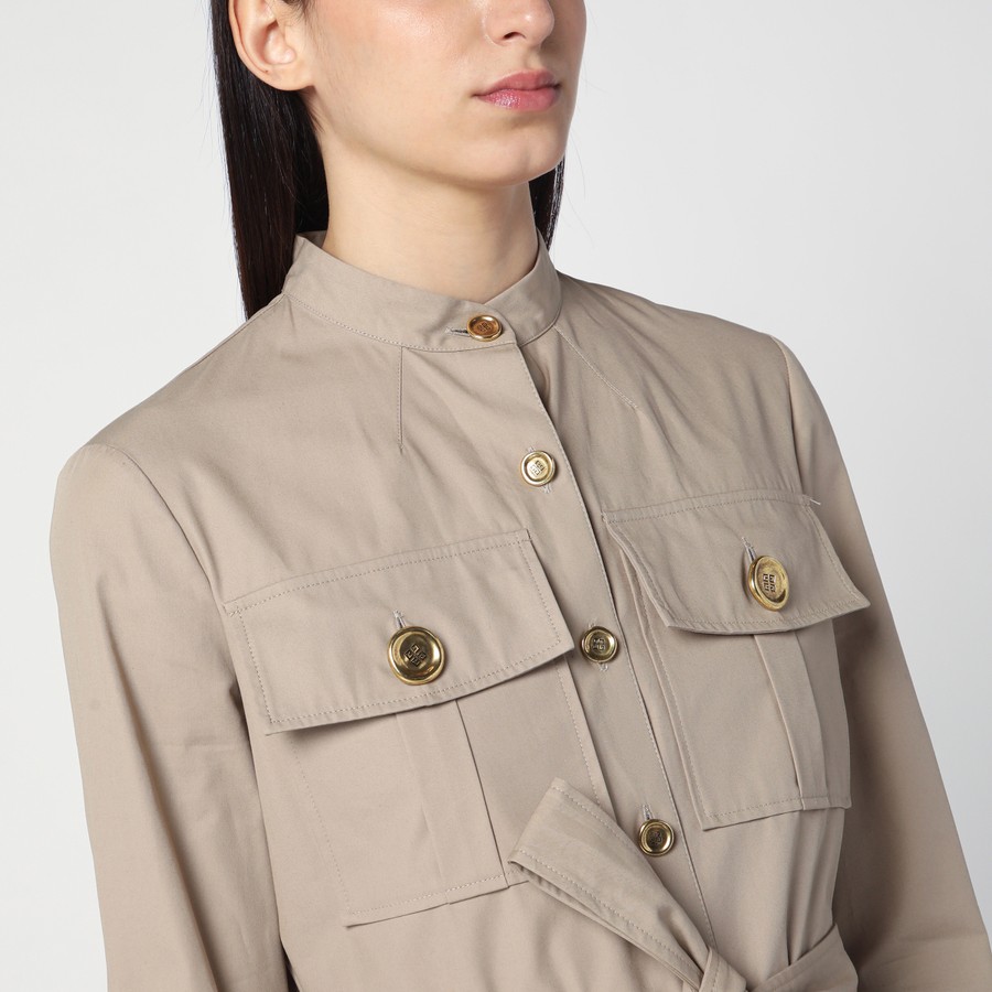 ワンピースその他 Givenchy Taupe safari dress in poplin Givenchy Taupe safari dress in poplin | TheDoubleF