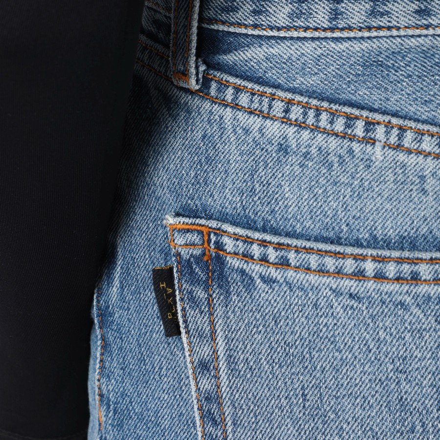 ボトムスその他 HAIKURE Flared Flora jeans in blue with washed effect HAIKURE Flared Flora jeans in blue with washed effect