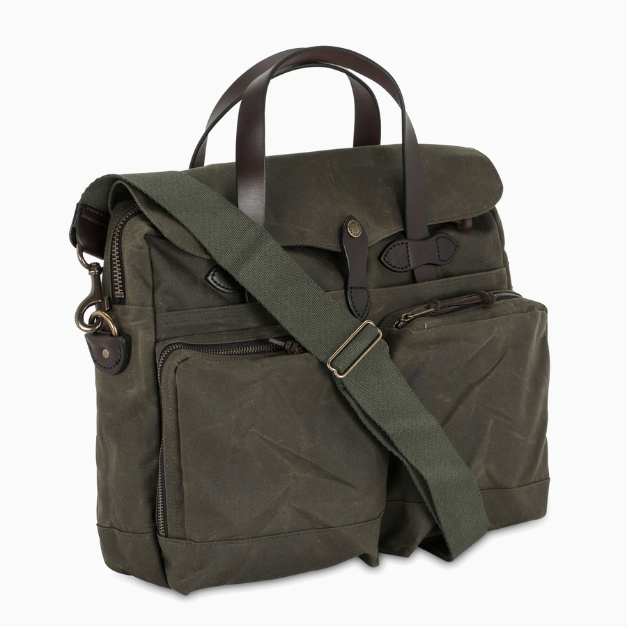 Filson 24hour Tin Briefcase Otter Green ModeSens