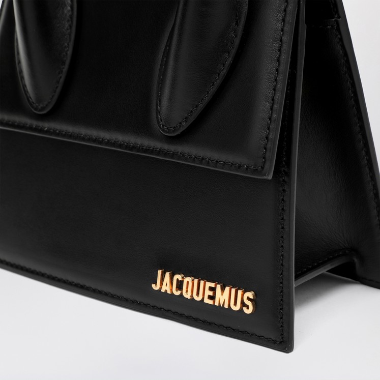 JACQUEMUS Les Classiquesコレクションブラック The large JACQUEMUS: Black Les Classiques 'The large Bambino' Bag | SSENSE