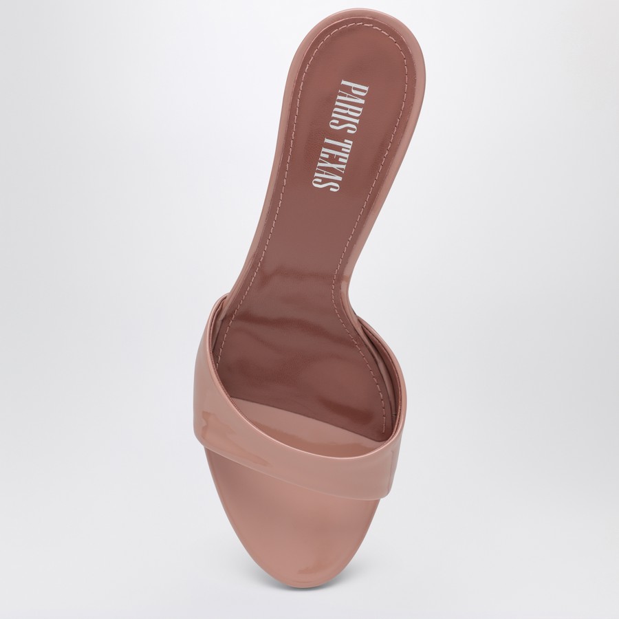 Paris Texas Lidia mule in antique pink patent leather