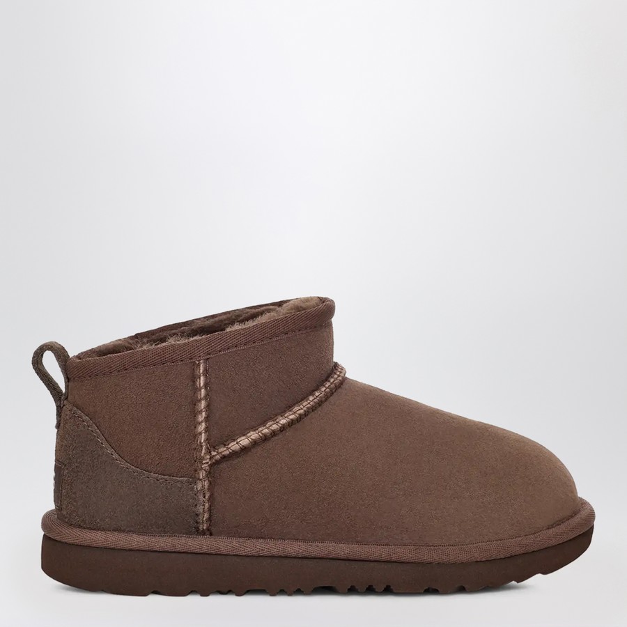UGG Brown Classic Ultra Mini ankle boots | TheDoubleF