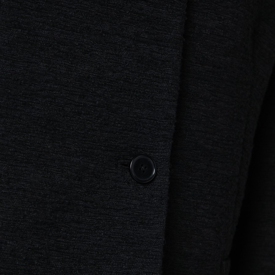 Loulou Studio Black single-breasted bouclé jacket | TheDoubleF
