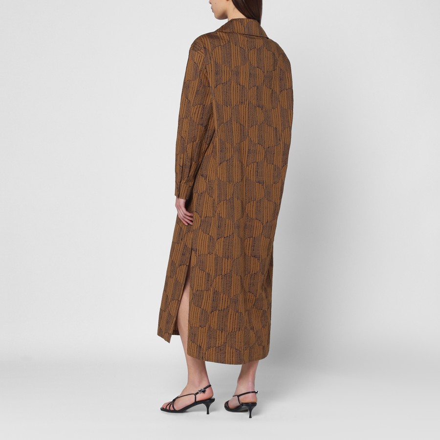 ワンピース MAX MARA OLIVE GREEN SHIRT DRESS IN COTTON Max Mara Olive green shirt dress in cotton | TheDoubleF