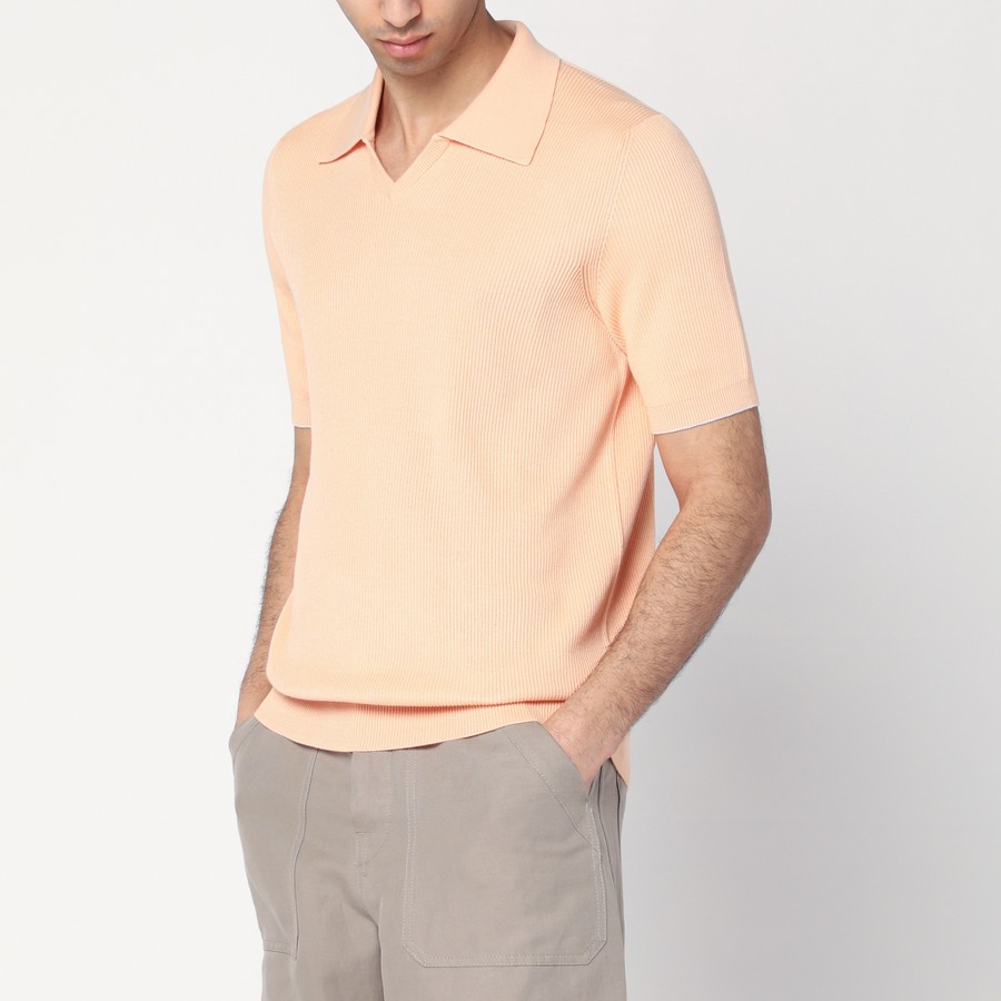 Polo with shirt collar for Man in Medium Grey | Brunello