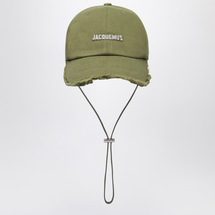JACQUEMUS La Casquette Artichaut cotton cap khaki | TheDoubleF