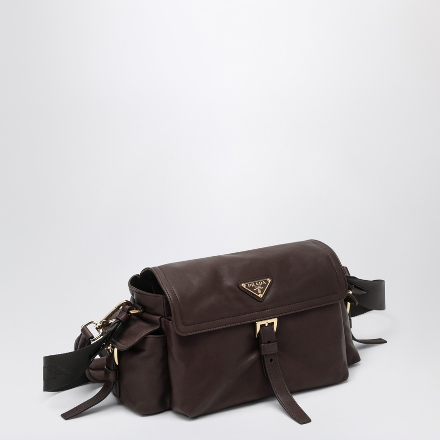Prada Prada Explore medium brown bag in nappa leather | TheDoubleF