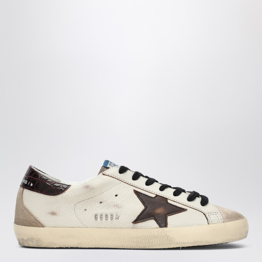 Golden Goose Sneaker Super Star white/beige/brown TheDoubleF
