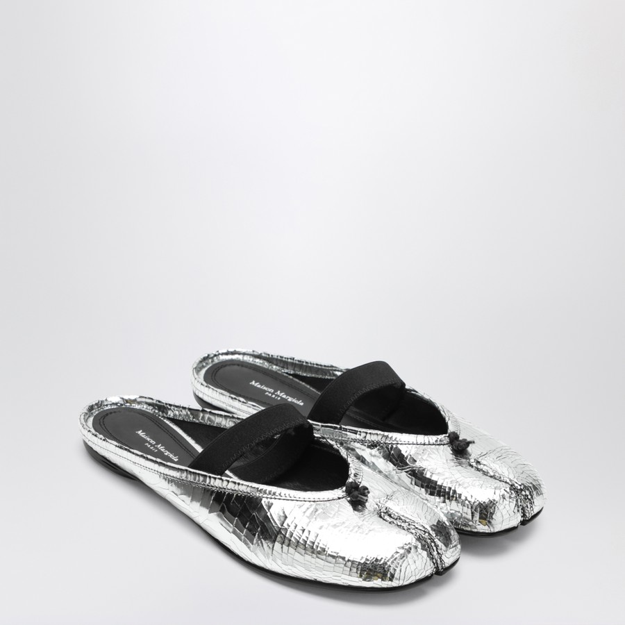 Maison Margiela Mule Tabi broken mirror silver | TheDoubleF