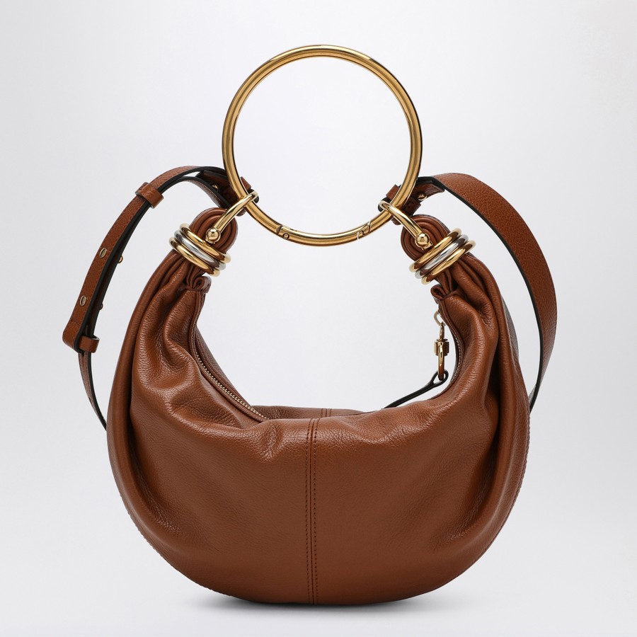【Chloe】BRACELET BAG◆CHC24AS611N72 Chloé Small Bracelet Hobo bag clay brown | TheDoubleF