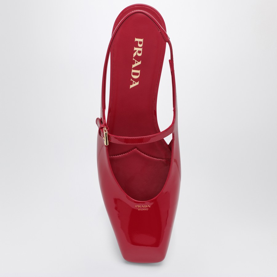 シューズ・サンダルその他 Prada Cherry patent leather slingback ballerina Prada Cherry patent leather slingback ballerina | TheDoubleF