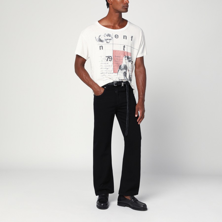 Enfants Riches Déprimés White vintage-effect T-shirt with