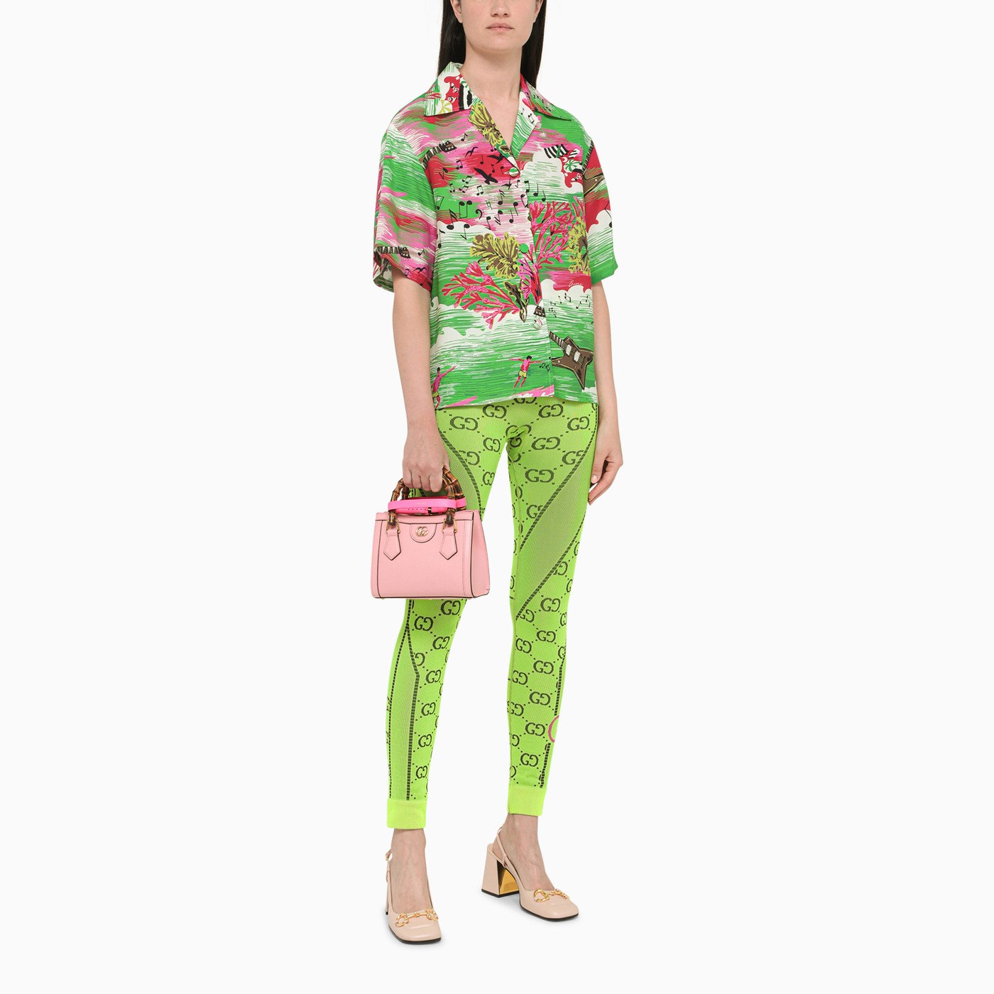 GUCCI Gucci "Gucci Love Parade" ocean print shirt TheDoubleF