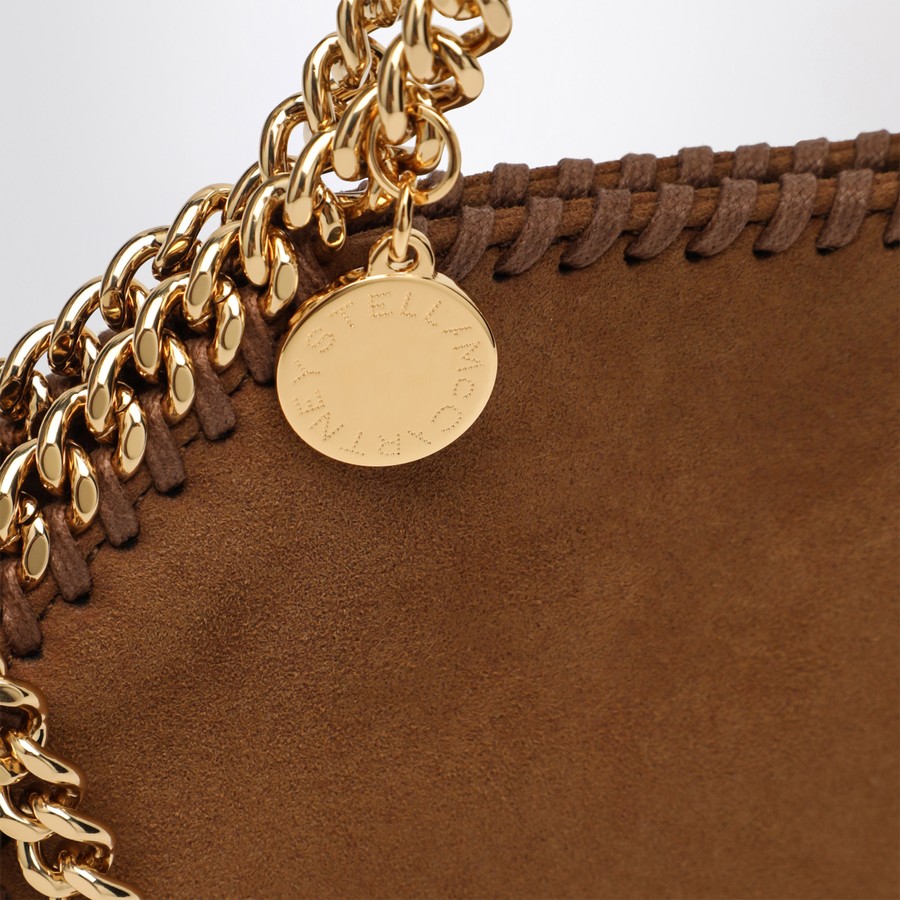 Stella McCartney Brandy coloured Micro Falabella tote bag
