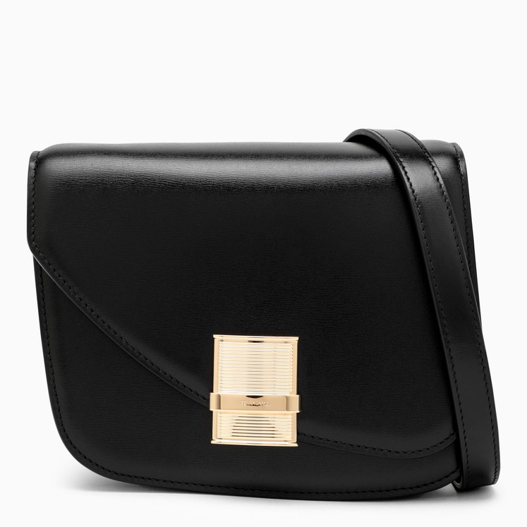 VIP【送料関税込】FERRAGAMO 'fiamma S' Black Shoulder Bag Fiamma messenger bag (S) - Women | Ferragamo