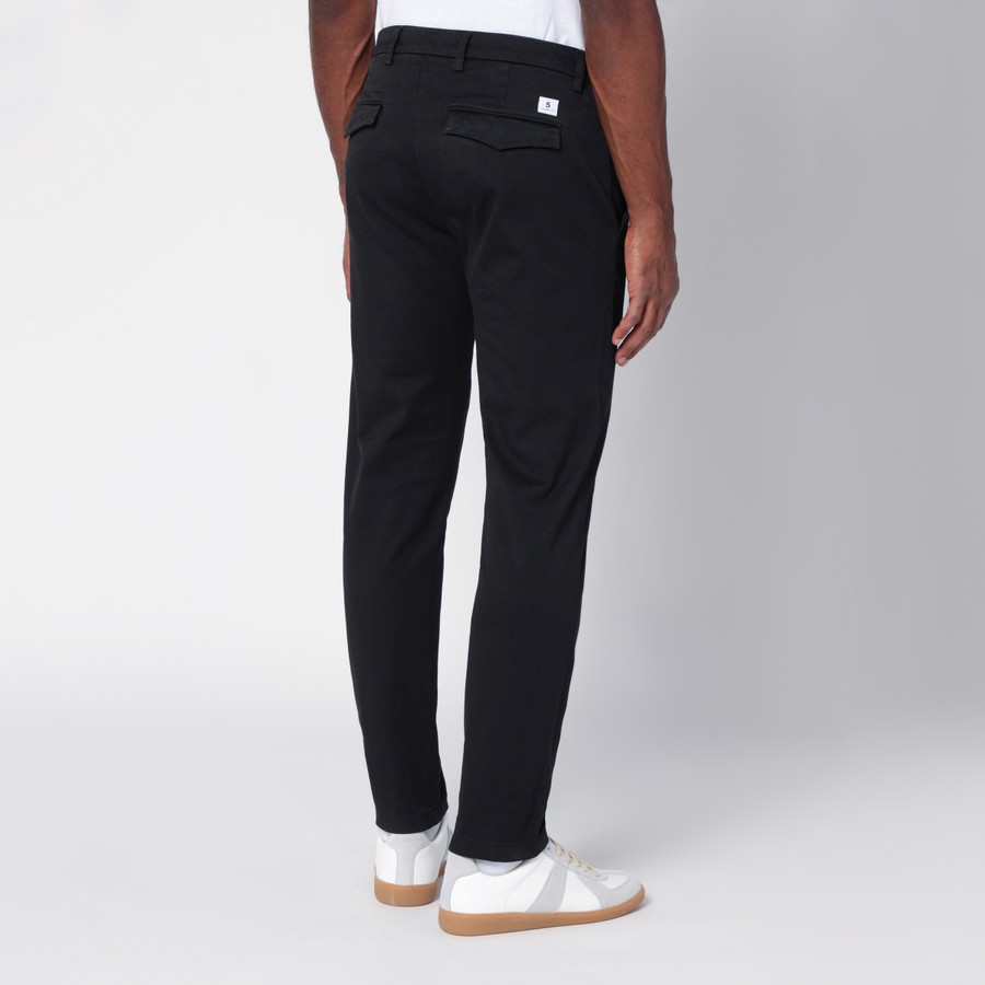 ボトムスその他 DEPARTMENT 5 Wide black cotton pants DEPARTMENT 5 Black cotton trousers | TheDoubleF