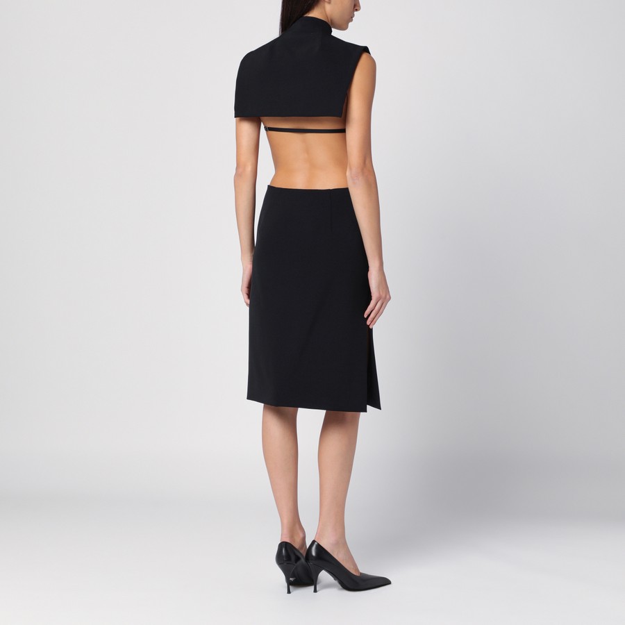 【関税&送料込】Sportmax Black Wool Blend Sleeveless Dress Sportmax Black wool blend sleeveless dress | TheDoubleF