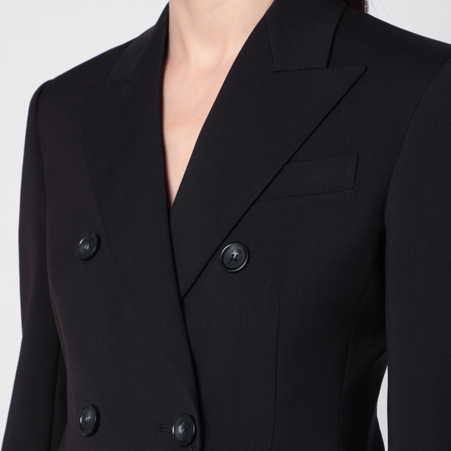 【関税&送料込】Sportmax Double-Breasted Brown Wool Jacket Sportmax Double-breasted brown wool jacket | TheDoubleF