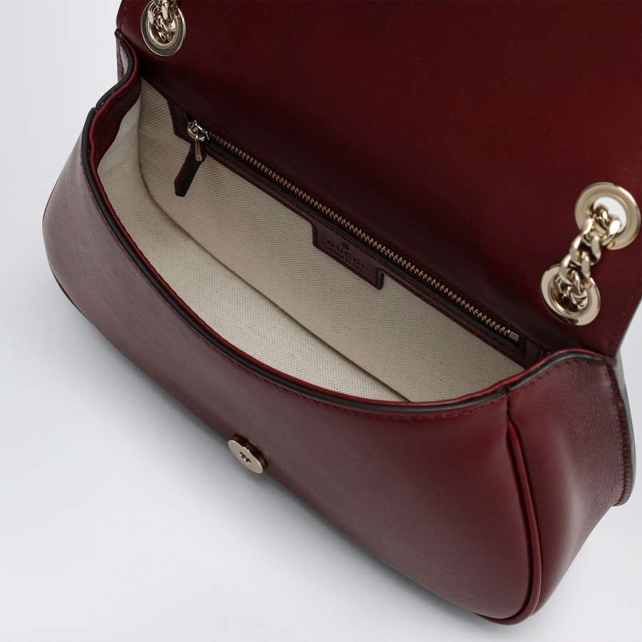 GUCCI Small Blondie Rosso Ancora shoulder bag | TheDoubleF